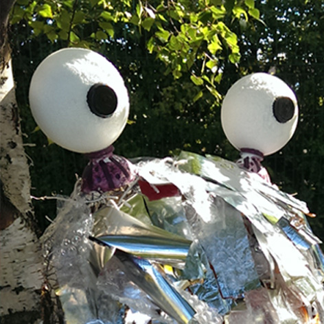 <b>Cramlington Village Primary School</b> - BURPLE Recycled Creature Project - 1 of 2