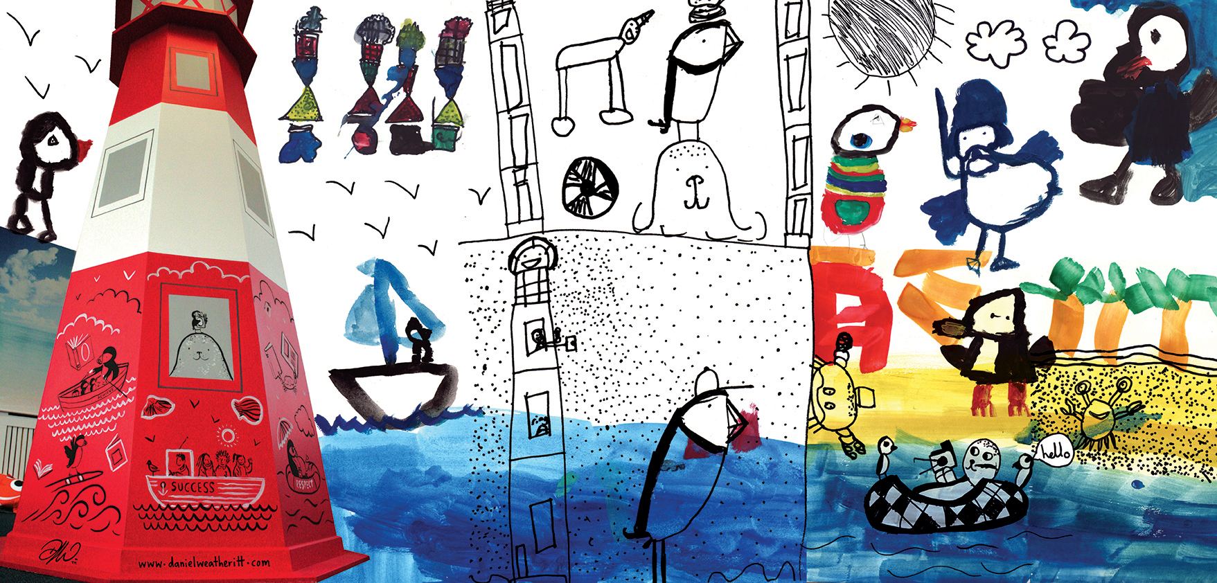 <b>Seahouses Primary School</b> - Coastal themed illustration workshop - 2 of 2