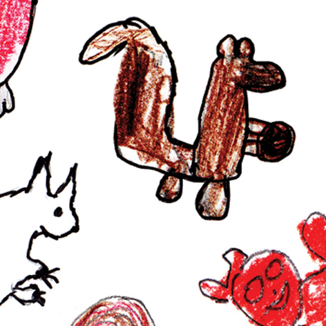 <b>Red Squirrel Poster</b> - with illustrations by Year 5 pupils at Burnside Primary School